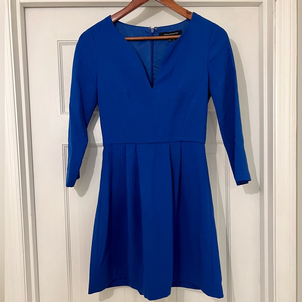 french connection royal blue dress Hand-Embossed Five-Drawer Dresser Mini dresses Effortless structure Size:US16-UK18-EUR46 wedding guest satin dress